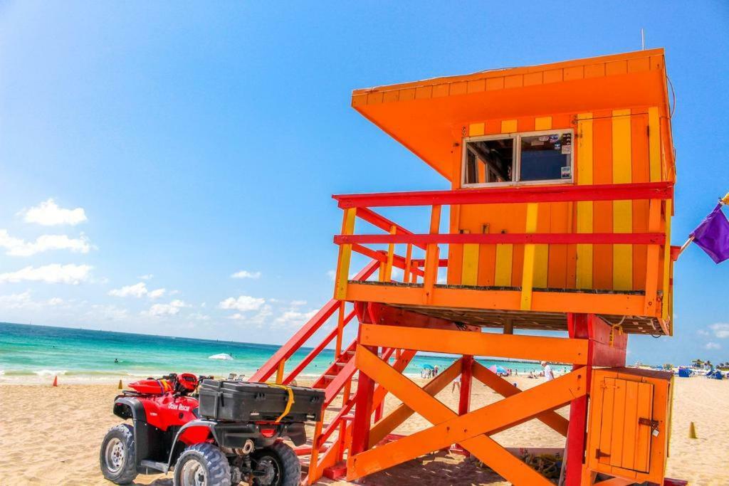 Two Bedroom Two Bath Apartment 2 Block To Beach Miami Beach Exteriér fotografie